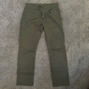 Mens North Face Men's Canvas Pants in Olive sz 34